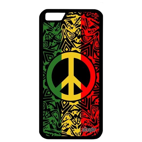 фото Защитный чехол на // iphone 6s // "peace and love" мир и любовь рисунок, utaupia, цветной