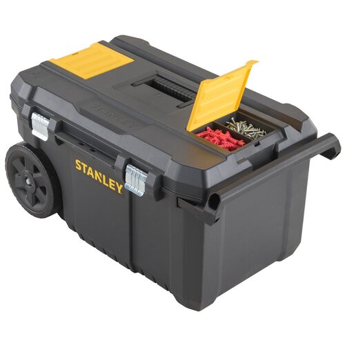 Ящик-тележка STANLEY STST1-80150 Essential Chest, 64.5x34.5x40 см, 26.2'' , черный