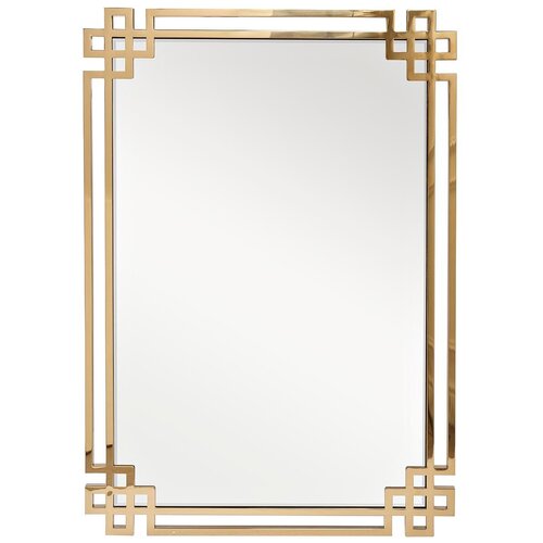 KFE1270 Зеркало в металлич. раме цвет золото 71*102см Garda Decor