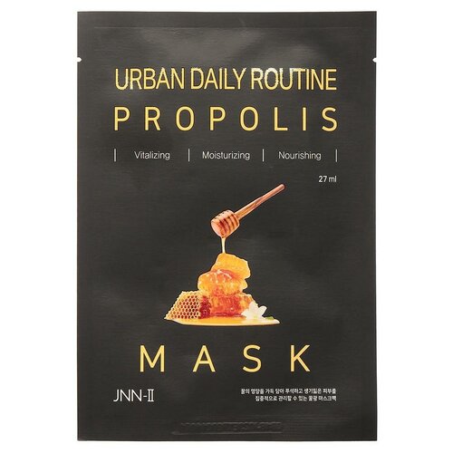 Тканевая маска для лица с прополисом Jungnani Jnn-II Urban Daily Routine Propolis Mask