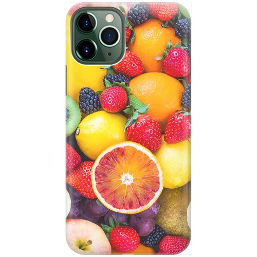 фото Re:pa накладка transparent для apple iphone 11 pro max с принтом "сочные фрукты"