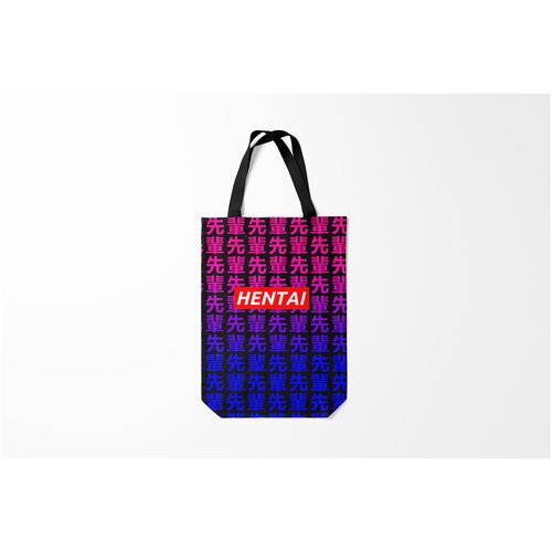 фото Сумка-шоппер / 31х42 см / аниме / ahegao японская анимация burnettie