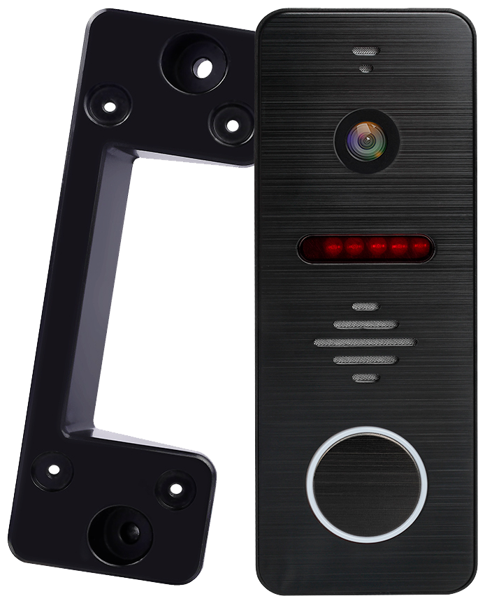 Вызывная панель видеодомофона AVD-910AHD1080P (Черный) / Вызывная панель в квартиру / Вызывная панель для частного дома - фотография № 2