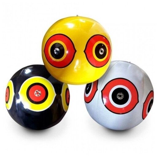 Комплект из 3 виниловых шаров "SITITEK" с глазами хищника