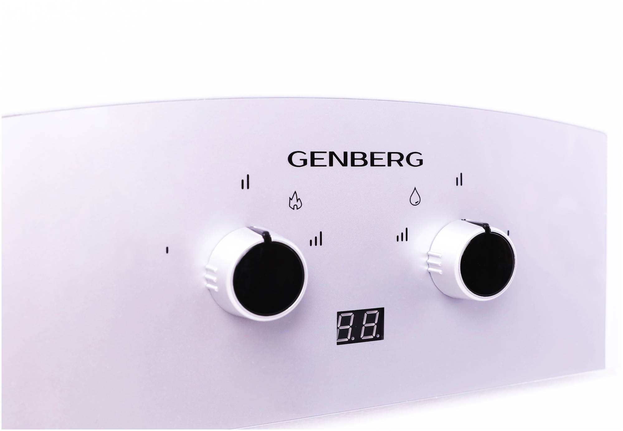Проточный газовый водонагреватель GENBERG 310.01 премиум 10 л. (серая накладка) - фотография № 3