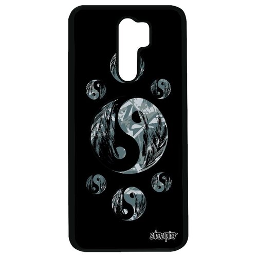фото Противоударный чехол для смартфона // xiaomi redmi 9 // "инь и ян" гармония yin and yang, utaupia, белый