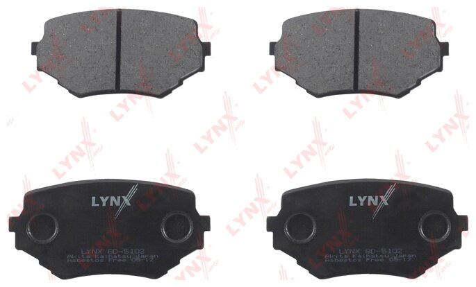 фото Дисковые тормозные колодки передние LYNXauto BD-5102 для Suzuki Grand Vitara, Suzuki Vitara, Nissan Z, Suzuki Escudo (1 шт.)
