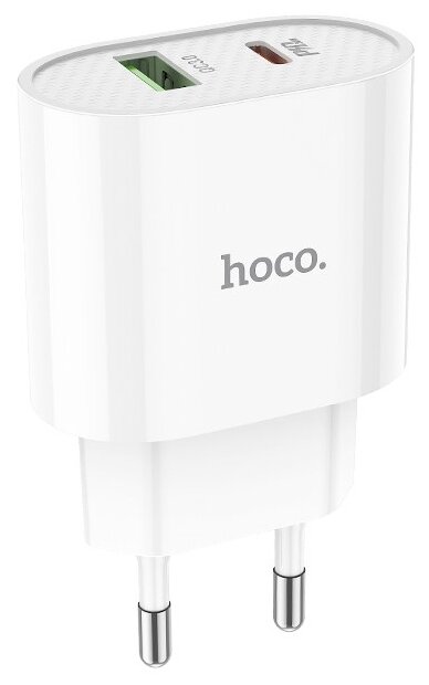 Сетевое зарядное устройство Hoco C95A, 20W, белый