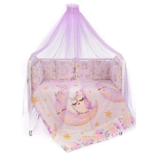 Комплект для детской кроватки Patrino Сказочный лес. Совушки Р-6-527 комплект одеяло для детей 105х140 подушка 40х60