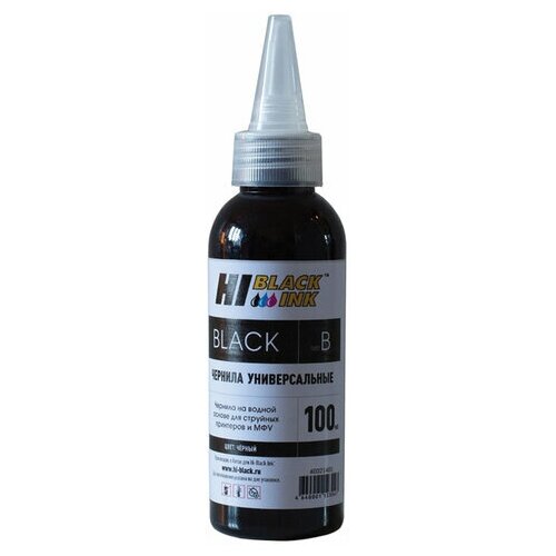 Hi-black Чернила HI-BLACK для BROTHER (Тип B) универсальные, черные, 0,1 л, водные, 1507010392U, 8 шт.