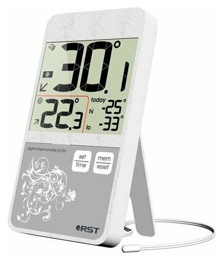 Цифровой термометр для пластиковых и деревянных окон (RST02155) - фотография № 5