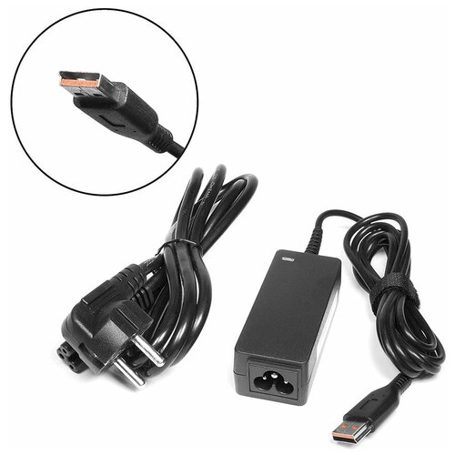 Блок питания для ноутбука Lenovo 20V 2A (USB LENOVO) 40W ADL40WCG