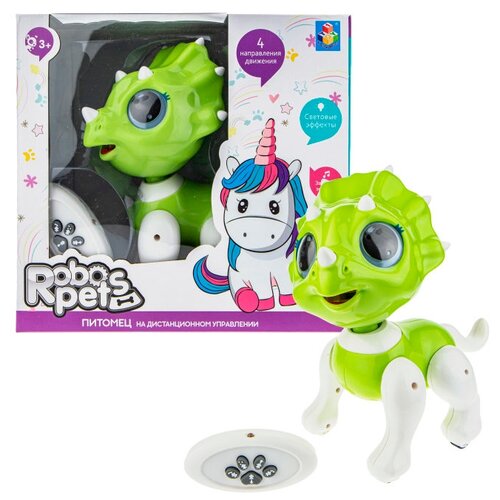 фото Интерактивная игрушка 1toy т21565 robopets динозавр 1 toy