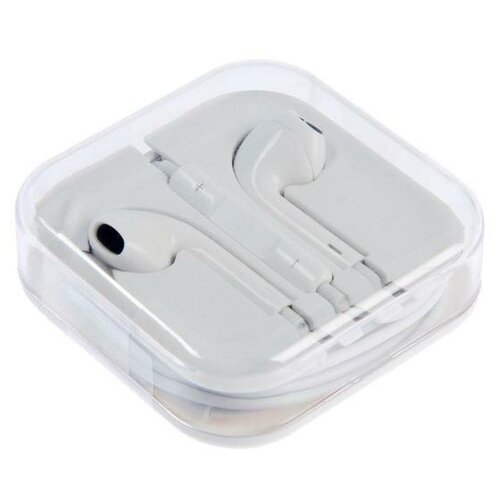 Наушники LuazON W-30 вкладыши микрофон белые 35100₽