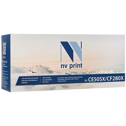 Тонер-картридж NVP NV-CF280X/CE505X для принтеров HP картридж nv print совместимый ce505x для hp lj p2055 2055d 2055dn 6500k 18836