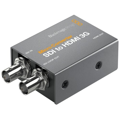 Конвертер Blackmagic Micro Converter SDI to HDMI 3G PSU конвертер blackmagic micro converter bidirectional sdi hdmi 3g psu