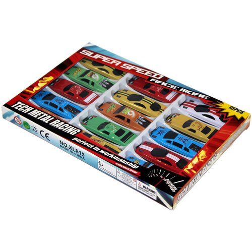 Набор детских спортивных машинок (из 15 штук)