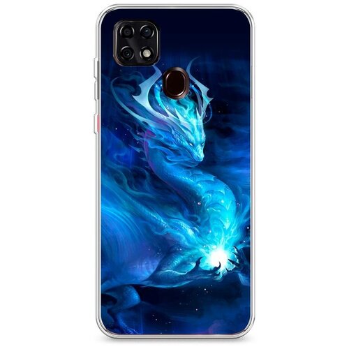 фото Силиконовый чехол "лунный дракон" на zte zte blade 20 smart / зте блейд 20 смарт case place