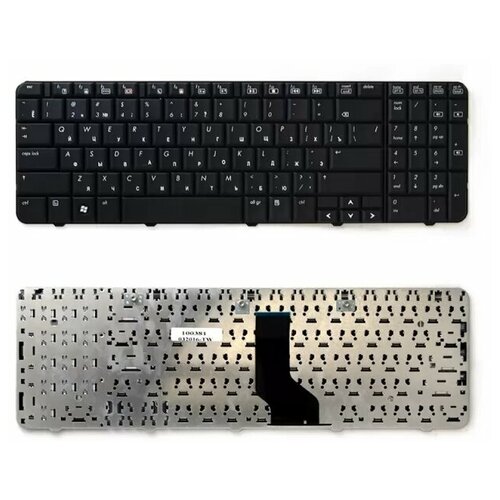 Клавиатура для ноутбука HP Compaq Presario CQ60 G60 CQ60-101er Series Плоский Enter Черная без рамки PN PK13CQ60150 690₽