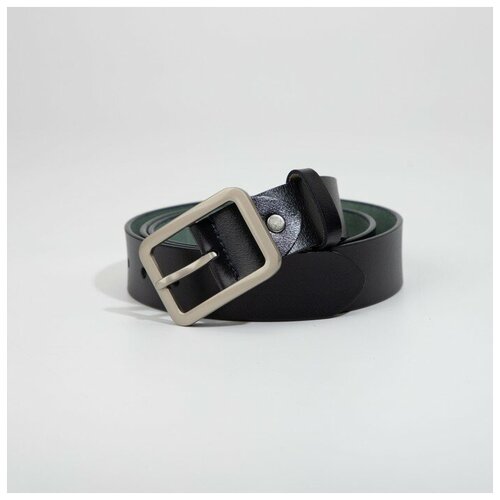 фото Ремень женский, ширина 3,5 см, винт, пряжка металл, цвет синий gorodok