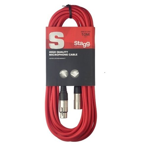 Микрофонный кабель STAGG SMC10 CRD