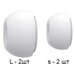 Комплект силиконовых вкладок (амбюшур) для Apple Airpods Pro (2019) L и S размеры