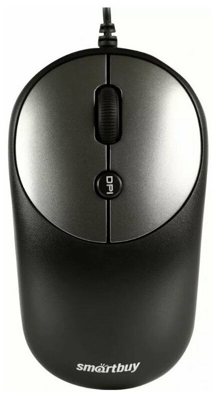 Мышь проводная Smartbuy ONE 382 USBDPI 800-12004 кнопки15м черно-серая SBM-382-G