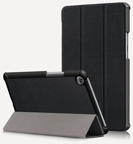 Изображение товара Чехол MyPads TB-8704F, для Lenovo Tab 4, кожаный, с подставкой, чёрный