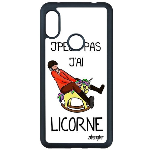 фото Яркий чехол на телефон // xiaomi redmi note 6 pro // "не могу - у меня единорог!" крутой повод, utaupia, белый