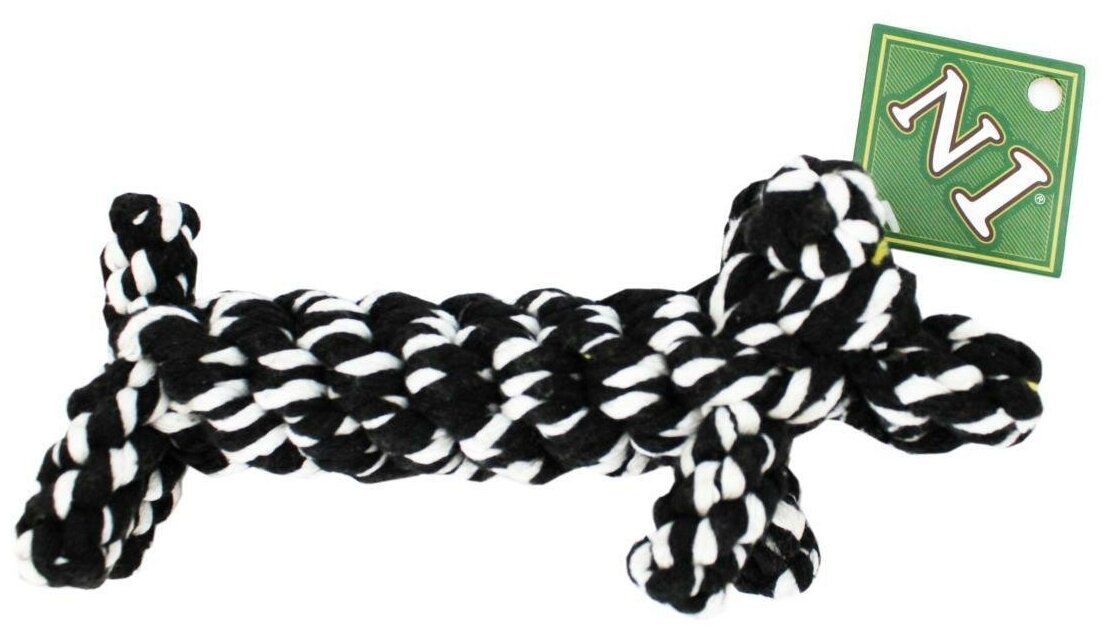 Грейфер №1 в форме собаки, черно-белый, 19 см