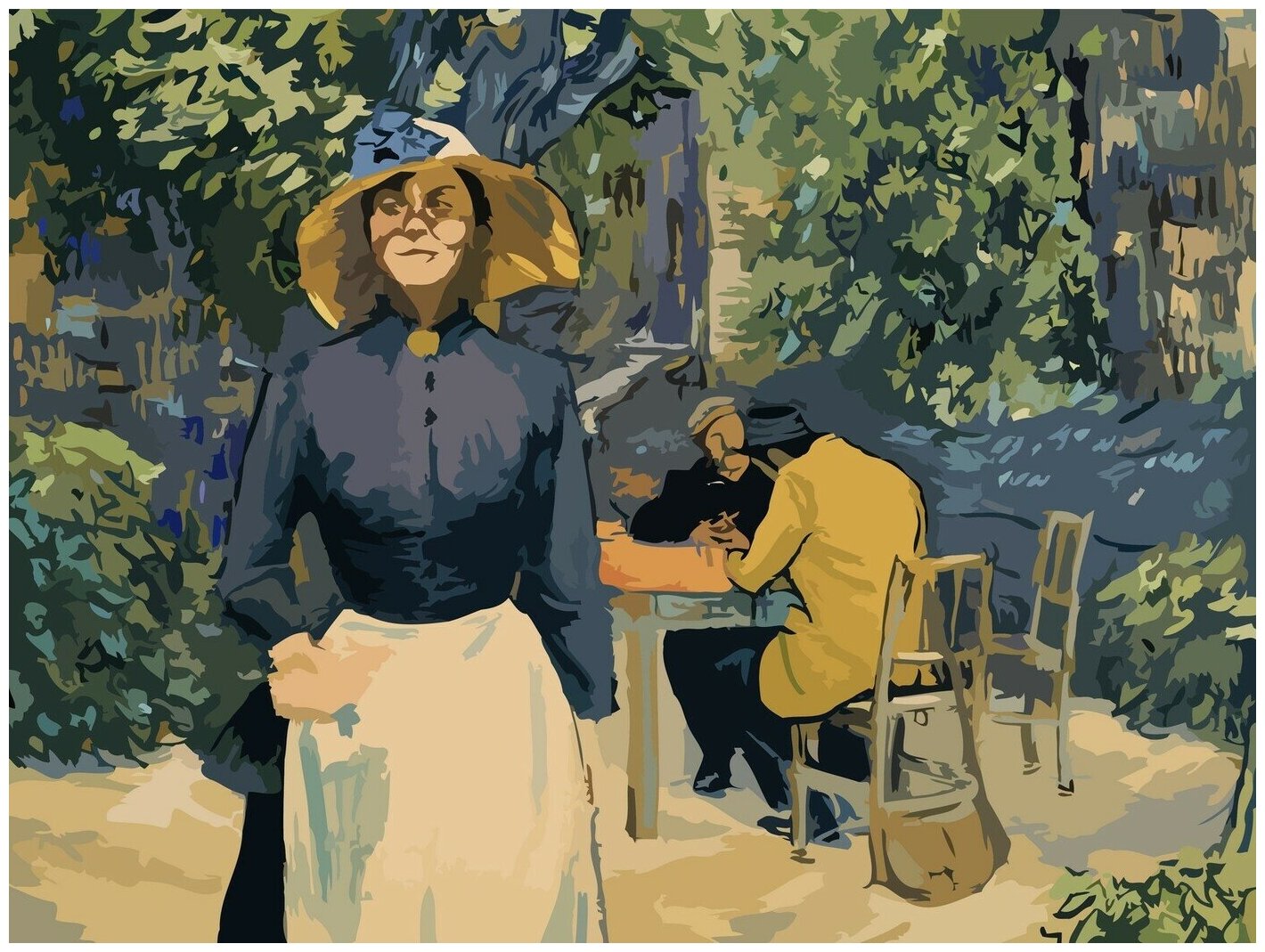 Картина по номерам на холсте Ван Гог С любовью, Винсент - 613