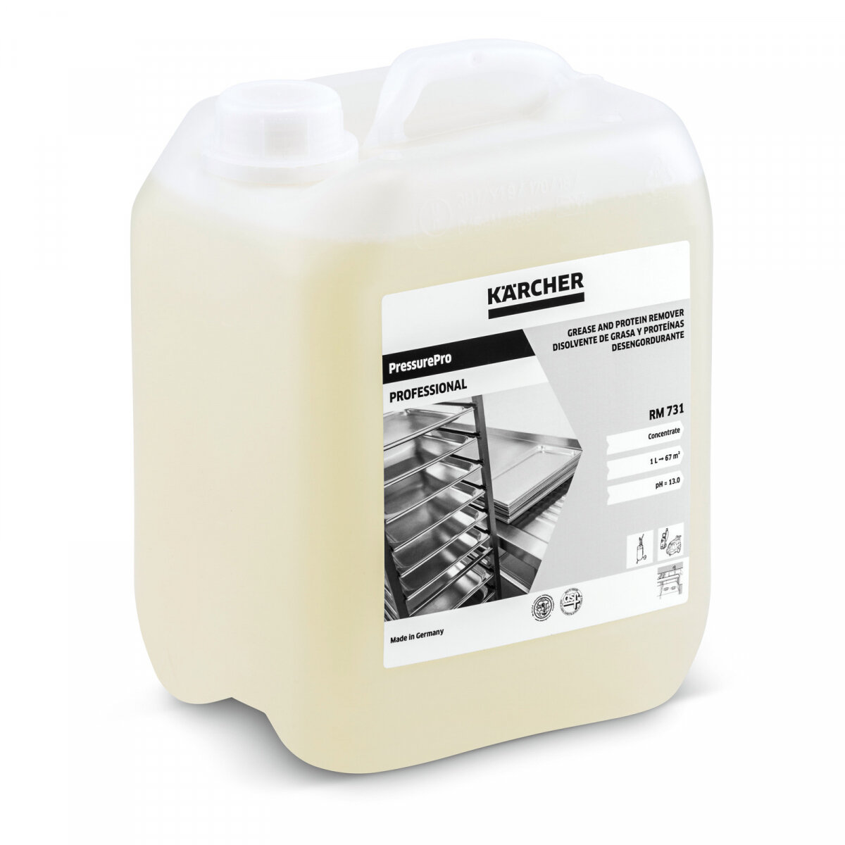 Средство для устранения жировых и белковых загрязнений Karcher PressurePro RM 731 5 л арт. 6.295-402.0