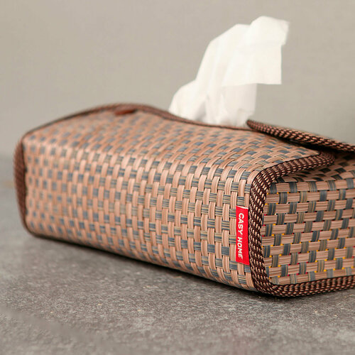 Салфетница Casy Home 24x12x6см цвет коричневый 710₽