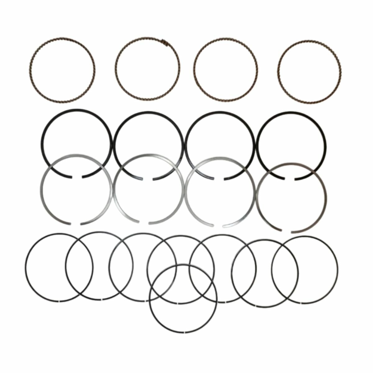 Поршневые кольца (номинал) маслосъемные компрессионные Чери Амулет Евро2 Евро3 (Chery Amulet) полный комплект KIMIKO