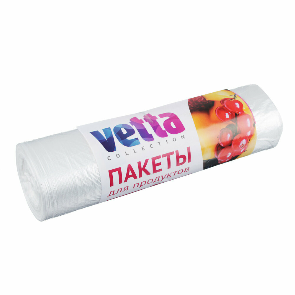 VETTA Пакеты для продуктов, 500шт, 22x33см, в рулонах