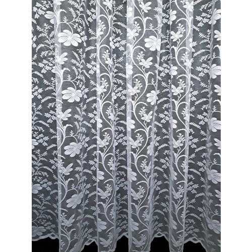 Тюль на кухню . Ширина 300см высота 160см