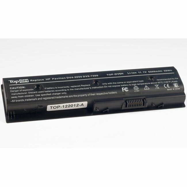 Аккумулятор TopON TOP-DV6H 11.1V 5200mAh для PN: LB3N LB3P MO06 MO09 YB3N YB3P - фото №12