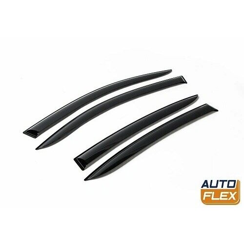 Дефлекторы окон AutoFlex для Toyota Rav4 2019- литьевой ПММА 4 шт арт 857307 616₽