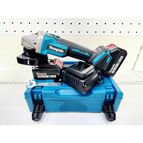 Аккумуляторная бесщеточная ушм Magida 21В 5Ач кейс 125мм 849000₽