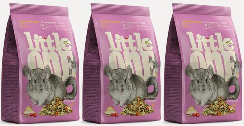 Изображение товара Little One Корм для шиншилл, 400 г, 3 уп