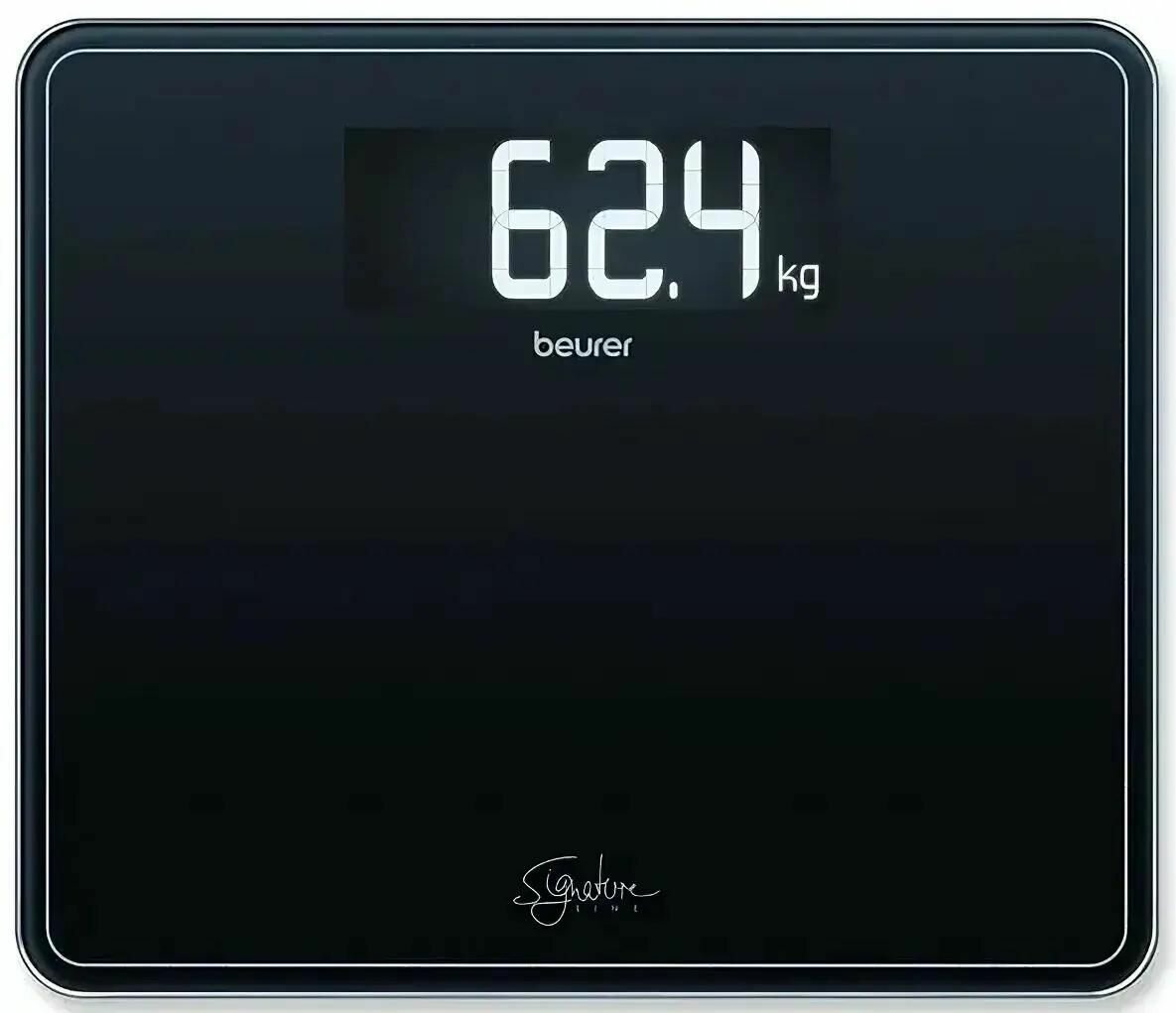 Напольные весы Beurer GS410 Signature Line, до 200кг, цвет: черный [735.76]