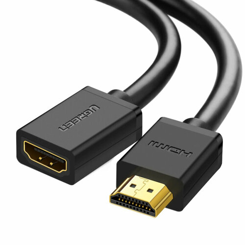 Кабель HDMI 2.0 удлинитель Ugreen 4K HDR 2 метра hdmi кабель v2 1 ugreen 8k hdr 2 метра