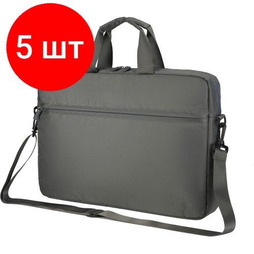 Комплект 5 штук, Сумка для ноутбука Lamark L217 Dark Grey 17.3