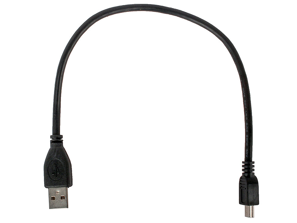 Кабель USB 2.0 miniUSB Gembird CCP-USB2-AM5P-1 круглый черный - фото №7