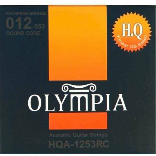 Струны OLYMPIA HQA1253RC Phosphor Bronze - (12-16-24-32-42-53) olympia ags802 струны для акуст гитары phosphor bronze 12 16 24 32 42 53