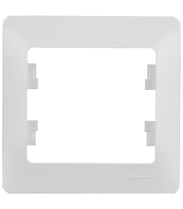 Рамка Systeme Electric Glossa oдноместная белая (GSL000101) Systeme Electric GSL000101