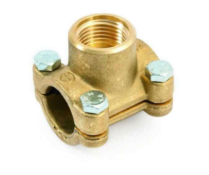 фото Врезка 20-1/2"-20 обжим-резьба, вн. плоская прокладка, General Fittings 2700G1H050400A