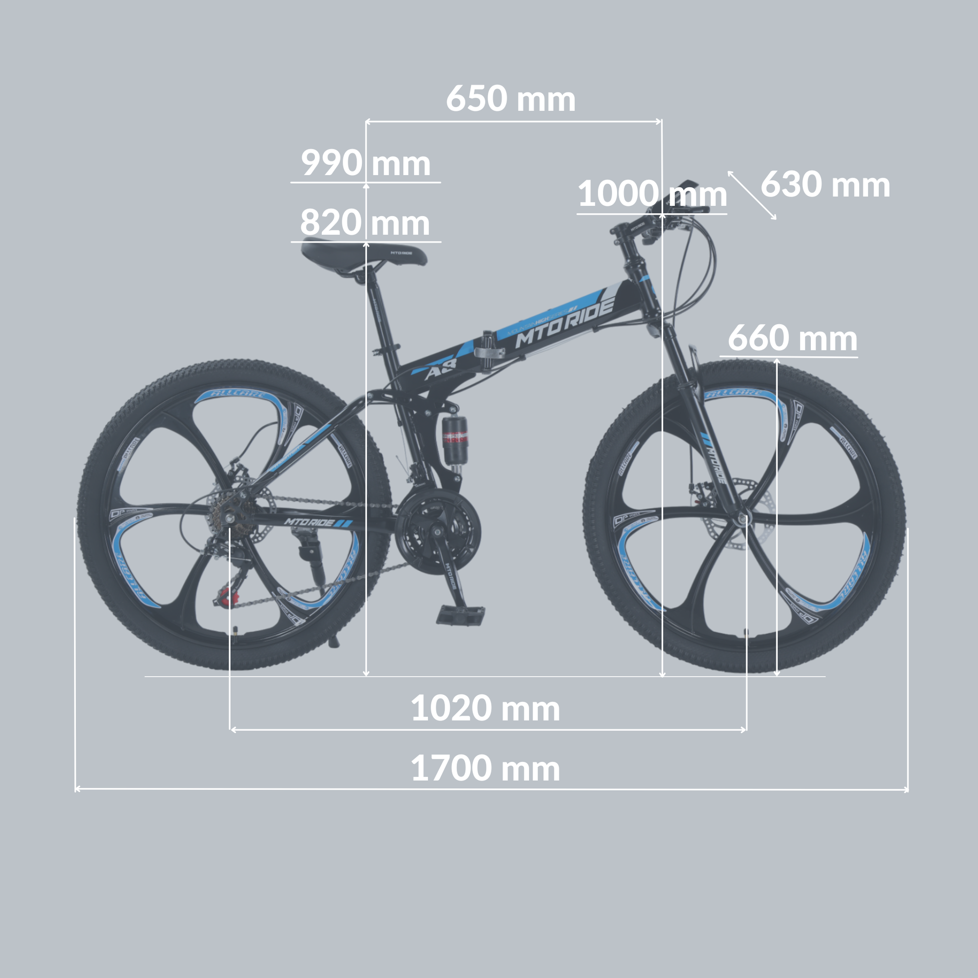 Велосипед горный MTO RIDE 26