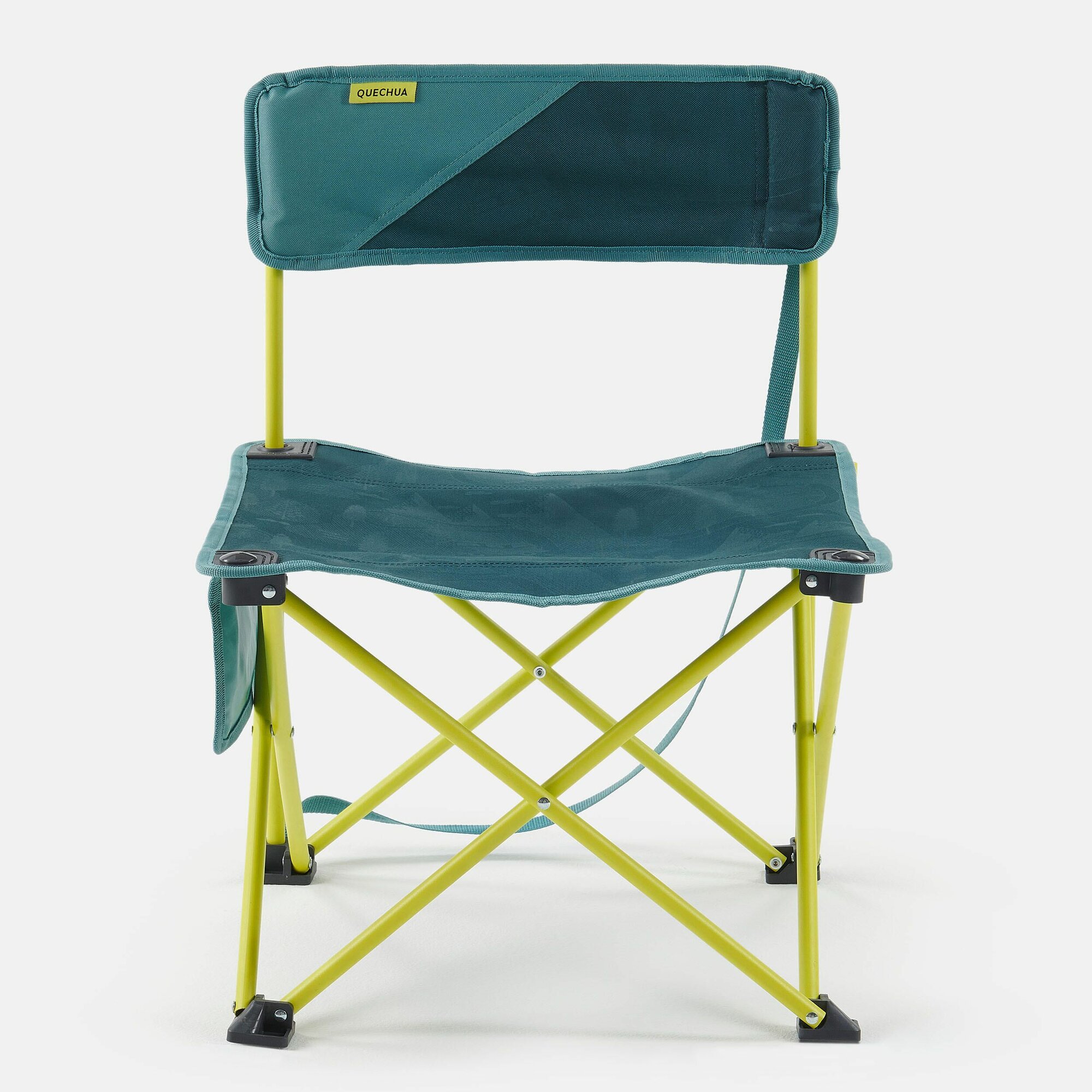 Складной стул для кемпинга низкий QUEQHUA желтый