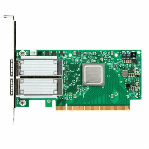 аксессуар dell mellanox connectx 5 ex dual port 100gbe qsfp28 pcie adapter low profile Mellanox Сетевой адаптер Mellanox MCX556A-EDAT ConnectX-5 Ex VPI Adapter Card EDR IB and 100GbE Dual-Port QSFP28 PCIe4.0 x16 Tall Bracket (480306) MCX556A-EDAT